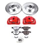 Powerstop 2-Wheel Set Power Stop&reg; KC6058-26 Front Z26 Muscle Carbon-Fiber Ceramic Brake Pad, Drilled & Slotted Rotor and Caliper Kit - Image 8