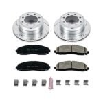 Powerstop 2-Wheel Set Power Stop&reg; KC6407 Rear Z23 Daily Carbon-Fiber Ceramic Brake Pad, Drilled & Slotted Rotor and Caliper Kit - Image 3