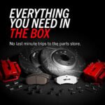 Powerstop KC6823-36 Front Brake Disc and Caliper Kit, Cross-drilled and Slotted 8 Lugs 363 mm Powdercoated red, Carbon Fiber Ceramic, RWD, Z36 Extreme Truck And Tow - Image 7