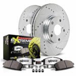 Powerstop 4-Wheel Set Power Stop&reg; KC6960-26 Front and Rear Z26 Muscle Carbon-Fiber Ceramic Brake Pad, Drilled & Slotted Rotor and Caliper Kit - Image 4