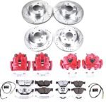 Powerstop 4-Wheel Set Power Stop&reg; KC7024-26 Front and Rear Z26 Muscle Carbon-Fiber Ceramic Brake Pad, Drilled & Slotted Rotor and Caliper Kit - Image 8