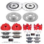 Powerstop 4-Wheel Set Power Stop&reg; KC7418 Front and Rear Z23 Daily Carbon-Fiber Ceramic Brake Pad, Drilled & Slotted Rotor and Caliper Kit