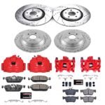 Powerstop 4-Wheel Set Power Stop&reg; KC7418 Front and Rear Z23 Daily Carbon-Fiber Ceramic Brake Pad, Drilled & Slotted Rotor and Caliper Kit - Image 2