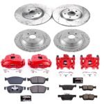 Powerstop 4-Wheel Set Power Stop&reg; KC7569 Front and Rear Z23 Daily Carbon-Fiber Ceramic Brake Pad, Drilled & Slotted Rotor and Caliper Kit - Image 2