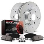 Powerstop 2-Wheel Set Power Stop&reg; KC7941 Front Z23 Daily Carbon-Fiber Ceramic Brake Pad, Drilled & Slotted Rotor and Caliper Kit - Image 3