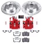 Powerstop 2-Wheel Set Power Stop&reg; KC940-26 Rear Z26 Muscle Carbon-Fiber Ceramic Brake Pad, Drilled & Slotted Rotor and Caliper Kit - Image 8