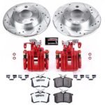 Powerstop 2-Wheel Set Power Stop&reg; KC941-26 Rear Z26 Muscle Carbon-Fiber Ceramic Brake Pad, Drilled & Slotted Rotor and Caliper Kit - Image 8