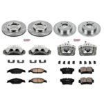 Powerstop 4-Wheel Set Power Stop&reg; KCOE1302 Front and Rear OE Stock Replacement Low-Dust Ceramic Brake Pad, Rotor and Caliper Kit - Image 4