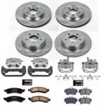 Powerstop 4-Wheel Set Power Stop&reg; KCOE1305C Front and Rear OE Stock Replacement Low-Dust Ceramic Brake Pad, Rotor and Caliper Kit - Image 4