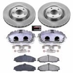 Powerstop 2-Wheel Set Power Stop&reg; KCOE1417B Front OE Stock Replacement Low-Dust Ceramic Brake Pad, Rotor and Caliper Kit
