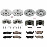 Powerstop 4-Wheel Set Power Stop&reg; KCOE1443 Front and Rear OE Stock Replacement Low-Dust Ceramic Brake Pad, Rotor and Caliper Kit - Image 4