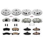 Powerstop 4-Wheel Set Power Stop&reg; KCOE1535 Front and Rear OE Stock Replacement Low-Dust Ceramic Brake Pad, Rotor and Caliper Kit - Image 4