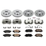 Powerstop 4-Wheel Set Power Stop&reg; KCOE1587A Front and Rear OE Stock Replacement Low-Dust Ceramic Brake Pad, Rotor and Caliper Kit - Image 4