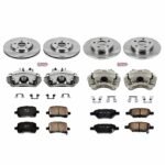 Powerstop 4-Wheel Set Power Stop&reg; KCOE1612 Front and Rear OE Stock Replacement Low-Dust Ceramic Brake Pad, Rotor and Caliper Kit - Image 4