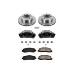 Powerstop 2-Wheel Set Power Stop&reg; KCOE1781 Front OE Stock Replacement Low-Dust Ceramic Brake Pad, Rotor and Caliper Kit - Image 4