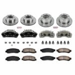 Powerstop 4-Wheel Set Power Stop&reg; KCOE1782 Front and Rear OE Stock Replacement Low-Dust Ceramic Brake Pad, Rotor and Caliper Kit - Image 4