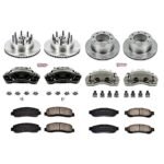 Powerstop 4-Wheel Set Power Stop&reg; KCOE1797 Front and Rear OE Stock Replacement Low-Dust Ceramic Brake Pad, Rotor and Caliper Kit - Image 4