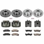 Powerstop 4-Wheel Set Power Stop&reg; KCOE1861 Front and Rear OE Stock Replacement Low-Dust Ceramic Brake Pad, Rotor and Caliper Kit - Image 4