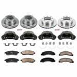 Powerstop 4-Wheel Set Power Stop&reg; KCOE1886 Front and Rear OE Stock Replacement Low-Dust Ceramic Brake Pad, Rotor and Caliper Kit - Image 4