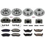 Powerstop 4-Wheel Set Power Stop&reg; KCOE1940A Front and Rear OE Stock Replacement Low-Dust Ceramic Brake Pad, Rotor and Caliper Kit - Image 4