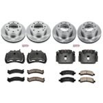 Powerstop 4-Wheel Set Power Stop&reg; KCOE2025 Front and Rear OE Stock Replacement Low-Dust Ceramic Brake Pad, Rotor and Caliper Kit - Image 4