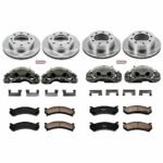 Powerstop 4-Wheel Set Power Stop&reg; KCOE2027 Front and Rear OE Stock Replacement Low-Dust Ceramic Brake Pad, Rotor and Caliper Kit - Image 4