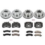 Powerstop 4-Wheel Set Power Stop&reg; KCOE2029 Front and Rear OE Stock Replacement Low-Dust Ceramic Brake Pad, Rotor and Caliper Kit - Image 4
