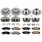 Powerstop 4-Wheel Set Power Stop&reg; KCOE2060 Front and Rear OE Stock Replacement Low-Dust Ceramic Brake Pad, Rotor and Caliper Kit - Image 4