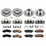 Powerstop 4-Wheel Set Power Stop&reg; KCOE2062 Front and Rear OE Stock Replacement Low-Dust Ceramic Brake Pad, Rotor and Caliper Kit - Image 4