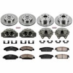 Powerstop 4-Wheel Set Power Stop&reg; KCOE2068 Front and Rear OE Stock Replacement Low-Dust Ceramic Brake Pad, Rotor and Caliper Kit - Image 4