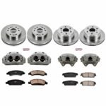 Powerstop 4-Wheel Set Power Stop&reg; KCOE2070 Front and Rear OE Stock Replacement Low-Dust Ceramic Brake Pad, Rotor and Caliper Kit - Image 4