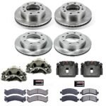 Powerstop 4-Wheel Set Power Stop&reg; KCOE2072 Front and Rear OE Stock Replacement Low-Dust Ceramic Brake Pad, Rotor and Caliper Kit - Image 4