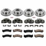 Powerstop 4-Wheel Set Power Stop&reg; KCOE2073 Front and Rear OE Stock Replacement Low-Dust Ceramic Brake Pad, Rotor and Caliper Kit - Image 4