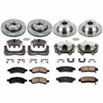 Powerstop 4-Wheel Set Power Stop&reg; KCOE2085B Front and Rear OE Stock Replacement Low-Dust Ceramic Brake Pad, Rotor and Caliper Kit - Image 4