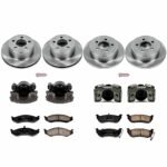 Powerstop 4-Wheel Set Power Stop&reg; KCOE2154 Front and Rear OE Stock Replacement Low-Dust Ceramic Brake Pad, Rotor and Caliper Kit - Image 4