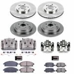 Powerstop 4-Wheel Set Power Stop&reg; KCOE2291 Front and Rear OE Stock Replacement Low-Dust Ceramic Brake Pad, Rotor and Caliper Kit - Image 4