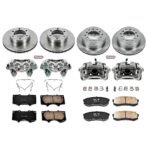 Powerstop 4-Wheel Set Power Stop&reg; KCOE2325 Front and Rear OE Stock Replacement Low-Dust Ceramic Brake Pad, Rotor and Caliper Kit - Image 4