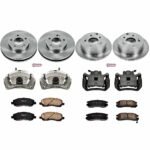 Powerstop 4-Wheel Set Power Stop&reg; KCOE2395 Front and Rear OE Stock Replacement Low-Dust Ceramic Brake Pad, Rotor and Caliper Kit - Image 4