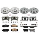 Powerstop 4-Wheel Set Power Stop&reg; KCOE2440 Front and Rear OE Stock Replacement Low-Dust Ceramic Brake Pad, Rotor and Caliper Kit - Image 4
