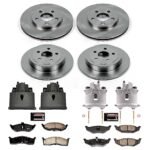 Powerstop 4-Wheel Set Power Stop&reg; KCOE2734 Front and Rear OE Stock Replacement Low-Dust Ceramic Brake Pad, Rotor and Caliper Kit - Image 4