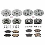 Powerstop 4-Wheel Set Power Stop&reg; KCOE2744 Front and Rear OE Stock Replacement Low-Dust Ceramic Brake Pad, Rotor and Caliper Kit - Image 4