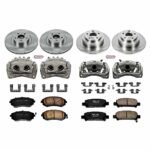Powerstop 4-Wheel Set Power Stop&reg; KCOE2748 Front and Rear OE Stock Replacement Low-Dust Ceramic Brake Pad, Rotor and Caliper Kit - Image 4