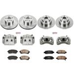 Powerstop 4-Wheel Set Power Stop&reg; KCOE2749 Front and Rear OE Stock Replacement Low-Dust Ceramic Brake Pad, Rotor and Caliper Kit - Image 4