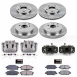 Powerstop 4-Wheel Set Power Stop&reg; KCOE2766 Front and Rear OE Stock Replacement Low-Dust Ceramic Brake Pad, Rotor and Caliper Kit - Image 4