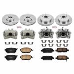 Powerstop 4-Wheel Set Power Stop&reg; KCOE2767 Front and Rear OE Stock Replacement Low-Dust Ceramic Brake Pad, Rotor and Caliper Kit - Image 4