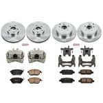 Powerstop 4-Wheel Set Power Stop&reg; KCOE2767B Front and Rear OE Stock Replacement Low-Dust Ceramic Brake Pad, Rotor and Caliper Kit - Image 4