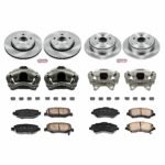 Powerstop 4-Wheel Set Power Stop&reg; KCOE2798 Front and Rear OE Stock Replacement Low-Dust Ceramic Brake Pad, Rotor and Caliper Kit - Image 4