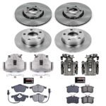 Powerstop 4-Wheel Set Power Stop&reg; KCOE2800 Front and Rear OE Stock Replacement Low-Dust Ceramic Brake Pad, Rotor and Caliper Kit - Image 4