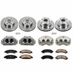 Powerstop 4-Wheel Set Power Stop&reg; KCOE2826 Front and Rear OE Stock Replacement Low-Dust Ceramic Brake Pad, Rotor and Caliper Kit - Image 4
