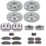Powerstop 4-Wheel Set Power Stop&reg; KCOE2828 Front and Rear OE Stock Replacement Low-Dust Ceramic Brake Pad, Rotor and Caliper Kit - Image 4